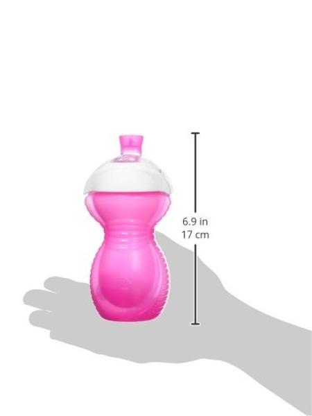 Vaso para bebés Munchkin® Click Lock™ a prueba de mordidas, 250 ml, paquete de 2, rosa/morado