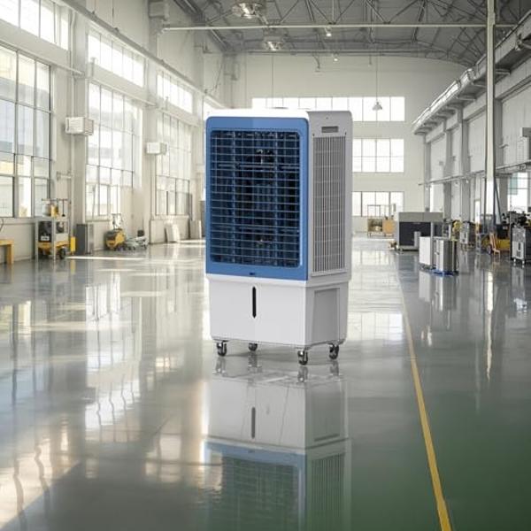 Arctic Air Chill Zone XL - Enfriador evaporativo con ventilador oscilante, temporizador de apagado automático, ventilador portátil con 4 velocidades ajustables y 16 horas de autono