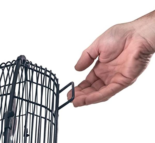 Ventilador Lasko de alta velocidad con QuickMount para suelo o pared, 3 potentes velocidades para garaje, taller y ático, 20", plateado/negro, H20610