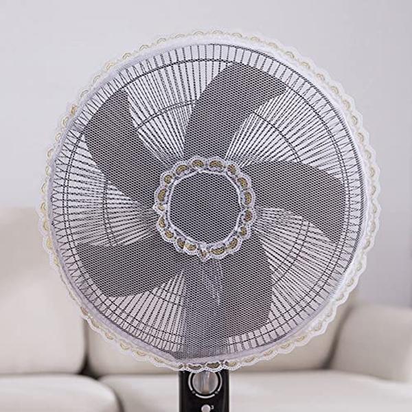 Paquete de 2 fundas protectoras de seguridad para ventiladores de verano, redondas, antipolvo, para niños y bebés, antipellizcos, para ventiladores de pedestal y de pie.
