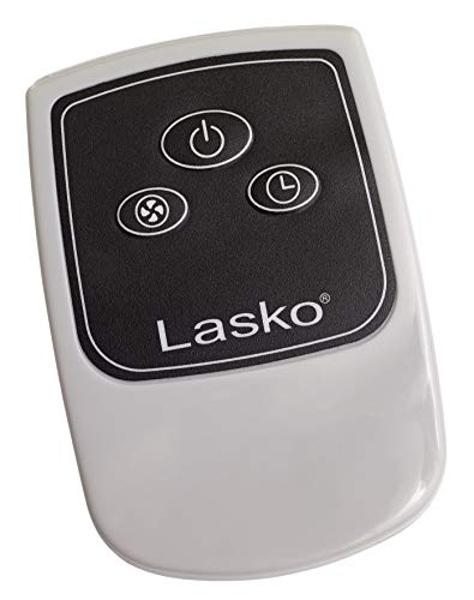 Ventilador de pedestal Lasko Cyclone, altura ajustable, control remoto, temporizador, 3 velocidades, para dormitorio, cocina, oficina y sala de estar, 45 cm, blanco, 1885, grande