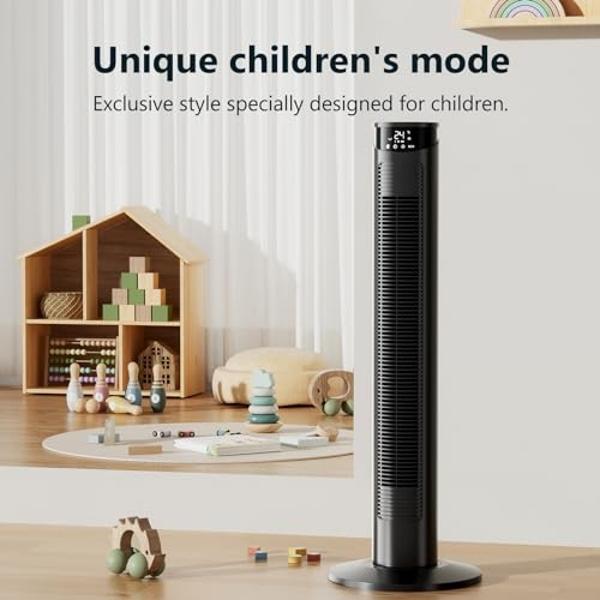 Ventilador de torre oscilante compacto Vornado ATOM 2 AE con control por voz de Alexa