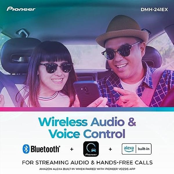 Receptor multimedia digital Pioneer DMH-241EX de 6,2 pulgadas (no reproduce discos) (reacondicionado certificado)