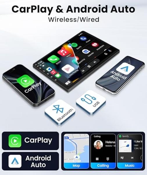 Estéreo para auto con CD KENWOOD KDC-BT370U, Bluetooth, radio AM/FM, USB frontal de alta potencia y Alexa integrado.