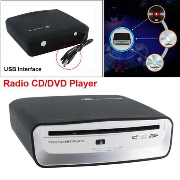 Reproductor de CD universal externo para coche, con ranura USB, compatible con navegación Android (versión Android 4.4 y superior), PC y TV, plug and play.