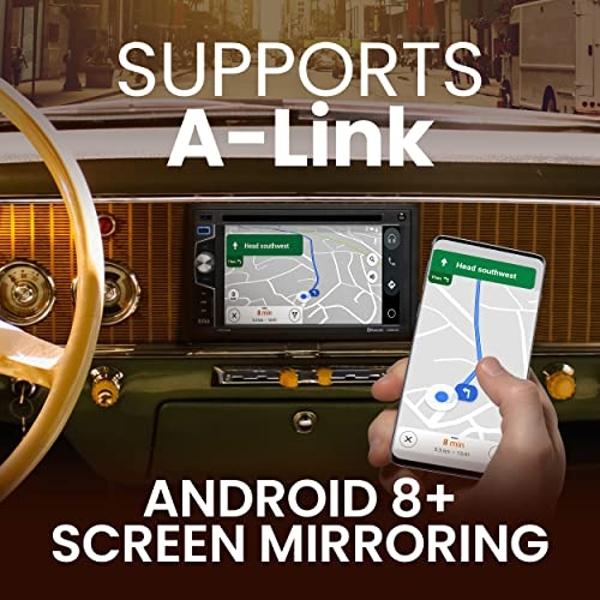 Sistema estéreo para auto BOSS Audio Systems Elite BV755BLC: pantalla táctil doble DIN de 6.2 pulgadas, unidad principal con audio y llamadas Bluetooth, receptor de radio, reproduc