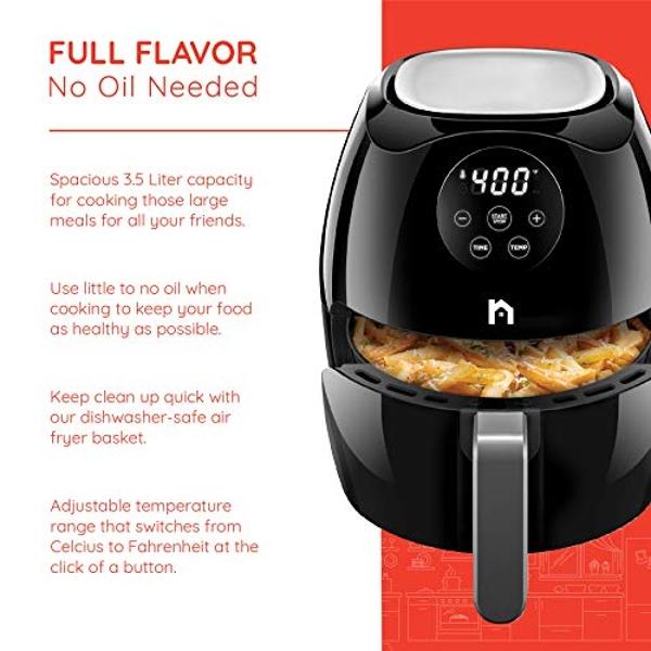 Freidora de aire Ninja SL400 DoubleStack XL de 2 cestas, cocina 4 alimentos a la vez, diseño compacto, 10 cuartos de galón, 4 en 1, Smart Finish & Match Cook, fríe con aire, asa, h