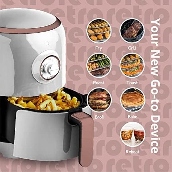 Freidora de aire Ninja SL401 DoubleStack XL de 10 cuartos y 2 cestas, tecnología DoubleStack para 4 alimentos a la vez, ahorro de espacio, Smart Finish y Match Cook, funciones 6 en