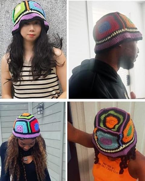 Sombrero de pescador negro XYIYI Daisy, bonito sombrero de playa para mujer, reversible de doble cara.