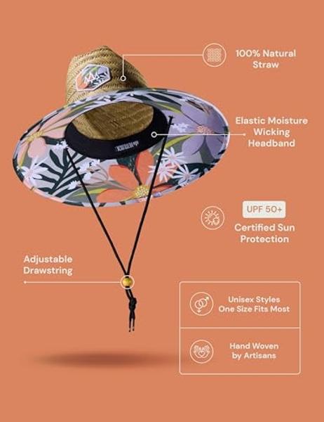 Sombreros de sol plegables para mujer, de malla, de ala ancha, para playa, pesca y exteriores, con protección UV y orificio para cola de caballo, color morado