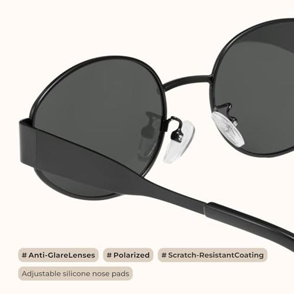 Gafas de sol rectangulares BUTABY para mujer, estilo retro de los años 90, montura cuadrada estrecha, protección UV400, color blanco
