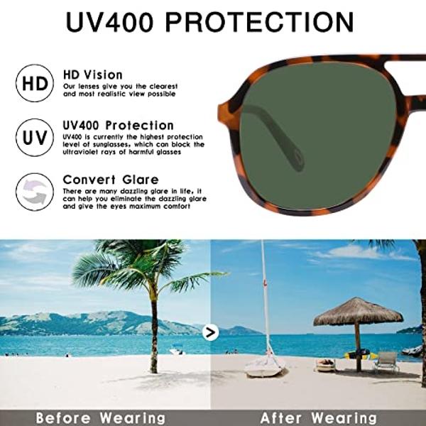 Gafas de sol ovaladas de moda livho 2025: elegantes gafas polarizadas para el día a día con montura metálica retro.