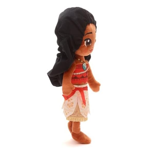 Muñeca de peluche oficial de Disney Store, Moana, tamaño mediano (14 pulgadas), suave y bordada, juguetes de princesa para niñas, muñecas Disney, peluches para niñas.