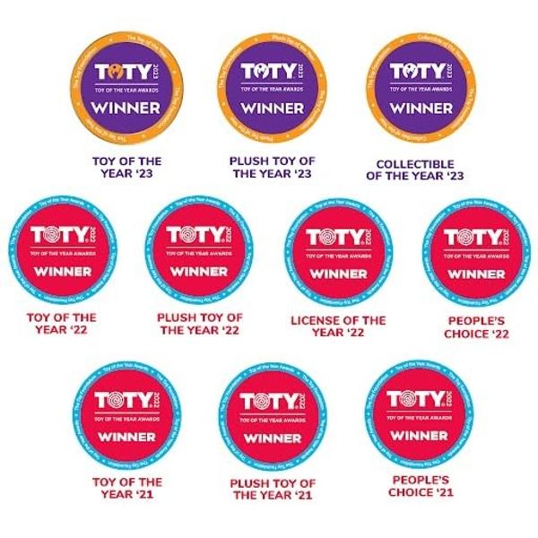 Squishmallows Original Harvest de 5 pulgadas (paquete de 4): Hans Hedgehog, Mac Acorn, Misha Candle, Rocky Raccoon. Peluche oficial de Jazwares (pequeño). Exclusivo de Amazon.