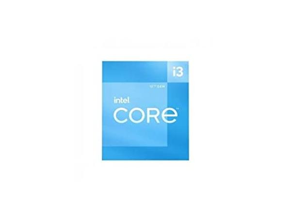 Procesador Intel Core i3 (12.ª generación) i3-12100 de cuatro núcleos (4 núcleos) a 3,30 GHz - Paquete minorista, color azul