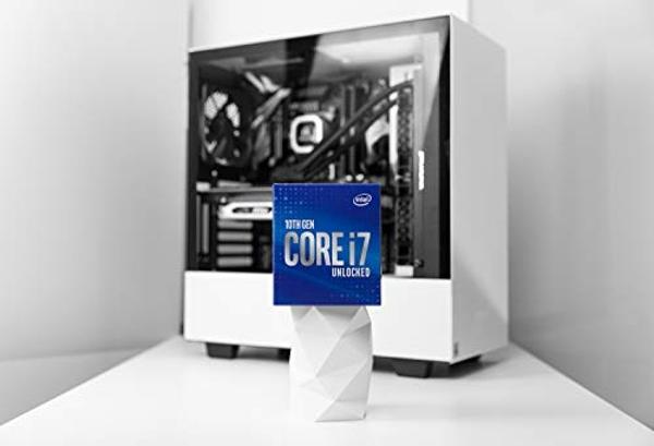 Procesador Intel Core i7-10700K para escritorio, 8 núcleos, hasta 5,1 GHz, LGA1200 desbloqueado (chipset Intel serie 400), 125 W (BX8070110700K)