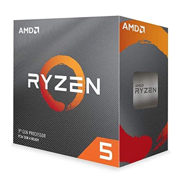 Procesador de escritorio AMD Ryzen 5 3600 de 6 núcleos y 12 subprocesos desbloqueado con sistema de refrigeración Wraith Stealth