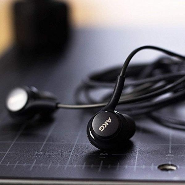 Audífonos estéreo OEM con micrófono para Samsung Galaxy S8, S9, S8 Plus, S9 Plus y Note 8 - Diseñados por AKG - 100% originales