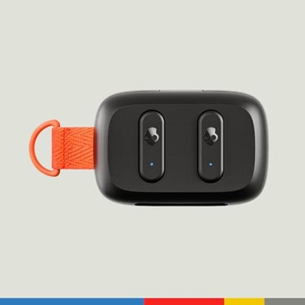 Auriculares inalámbricos Skullcandy Dime 3, Bluetooth, aislamiento de ruido, hasta 20 horas de batería, micrófono para iPhone y Android, fácil de transportar con cordón integrado -