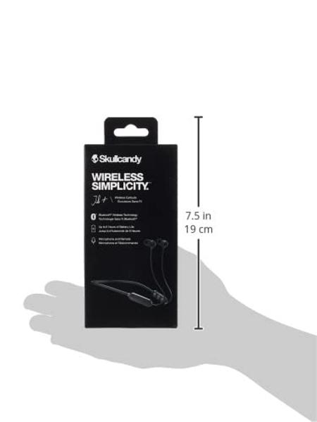 Audífonos intraaurales inalámbricos Skullcandy Jib+, batería de 6 horas, micrófono, compatibles con iPhone, Android y dispositivos Bluetooth - Negro