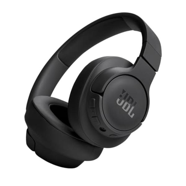 JBL Tune 720BT - Auriculares inalámbricos supraaurales con sonido JBL Pure Bass, Bluetooth 5.3, hasta 76 h de batería y carga rápida, diseño ligero, cómodo y plegable (negro)
