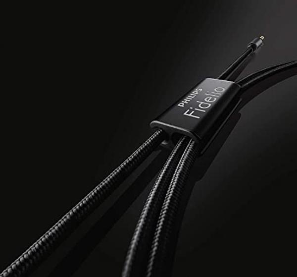 Auriculares supraaurales con cable y parte posterior abierta PHILIPS Fidelio X2HR, controladores de 50 mm, color negro. Auriculares profesionales de monitorización de estudio con c