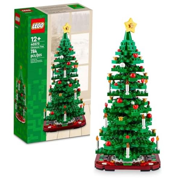 Árbol de Navidad LEGO - Juguetes de construcción para niños y niñas, a partir de 12 años - Mini adornos navideños para la mesa y el hogar - Regalos para niños y niñas - 40573