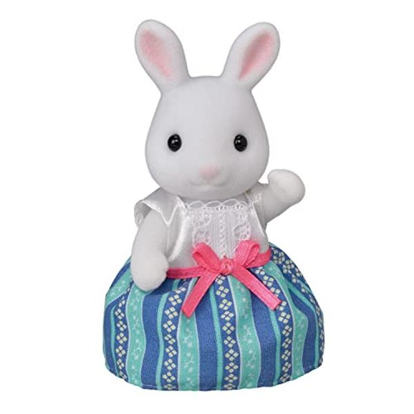 Set de viaje de fin de semana para mamá conejo de nieve Calico Critters, juego de casa de muñecas con figura y accesorios