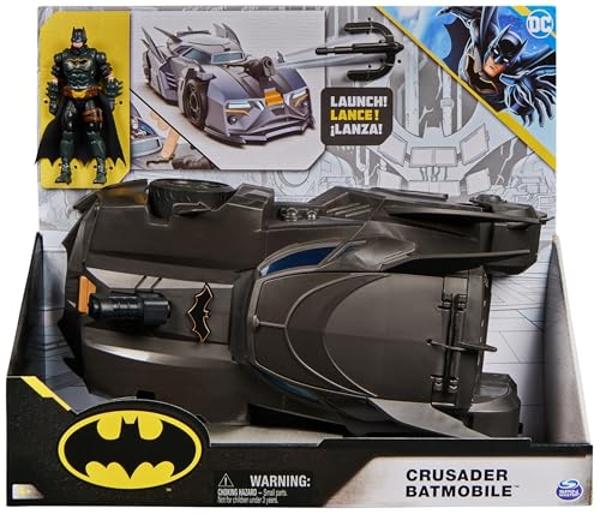 DC Comics, Set de juego Crusader Batmobile con figura exclusiva de