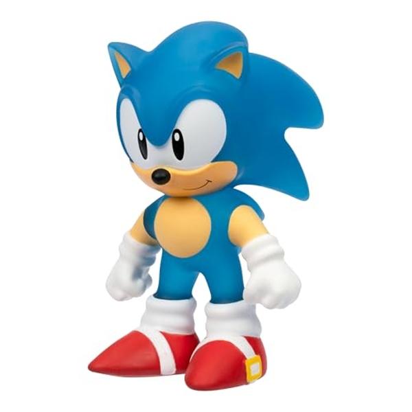 Heroes of Goo Jit Zu Sonic The Hedgehog, Sonic Speed ​​Surge, potenciado con Glow Surge que le otorga poderes de brillar en la oscuridad, relleno blando y elástico, se estira hasta