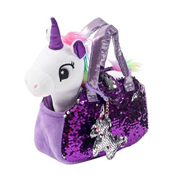 Conjunto de peluche Little Jupiter con monedero - Unicornio de peluche - Unicornio de peluche para niñas - Unicornio de peluche - Unicornio de peluche - Unicornio - Regalo de unico