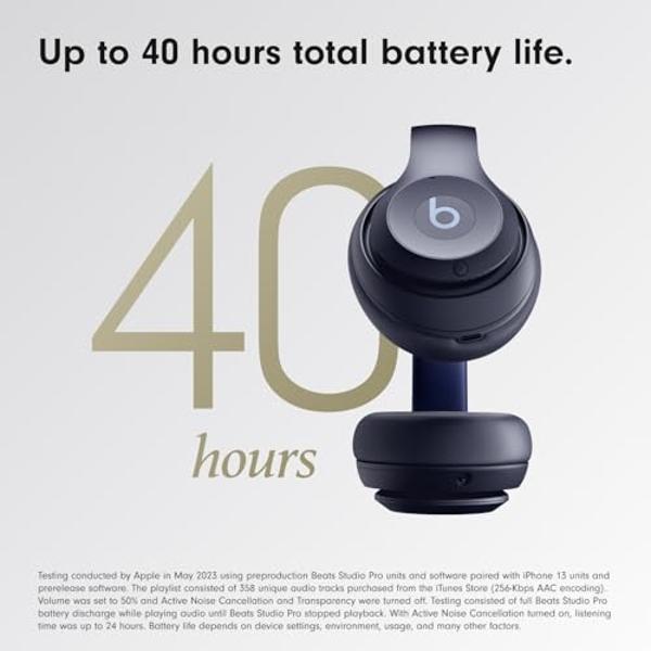 Beats Studio Pro - Auriculares inalámbricos Bluetooth con cancelación de ruido - Audio espacial personalizado, audio sin pérdida por USB-C, compatibilidad con Apple y Android, hast