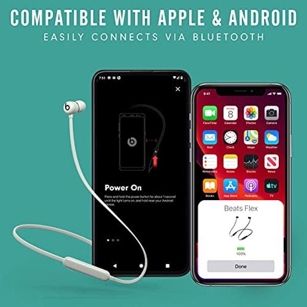 Auriculares inalámbricos Beats Flex con micrófono integrado - Gris ahumado (Renovados)