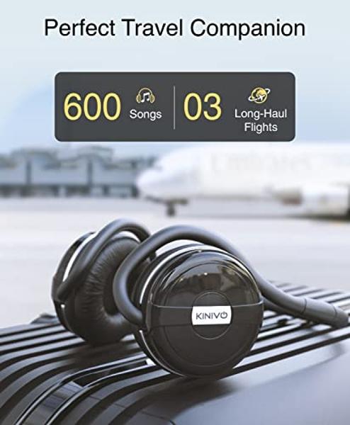 Auriculares inalámbricos Bluetooth Kinivo BTH240 PRO (supraurales, música estéreo HiFi, 30 horas de reproducción, micrófono integrado, plegables, manos libres)