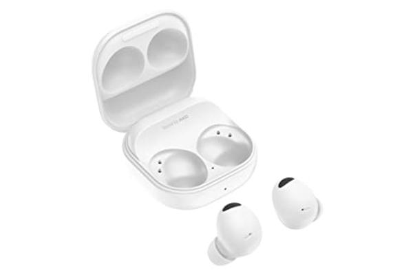 Auriculares inalámbricos Bluetooth Samsung Galaxy Buds 2 Pro, cancelación de ruido, sonido Hi-Fi, audio 360, ajuste cómodo, voz HD, resistencia al agua IPX7, color blanco (renovado
