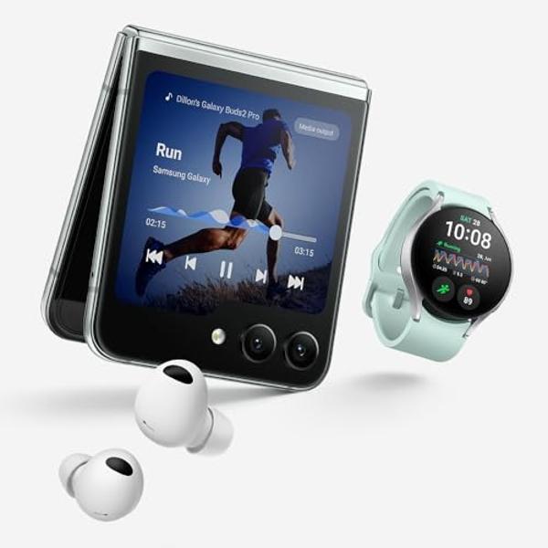 Auriculares inalámbricos Bluetooth Samsung Galaxy Buds 2 Pro, cancelación de ruido, sonido Hi-Fi, audio 360, ajuste cómodo, voz HD, resistencia al agua IPX7, color blanco (renovado