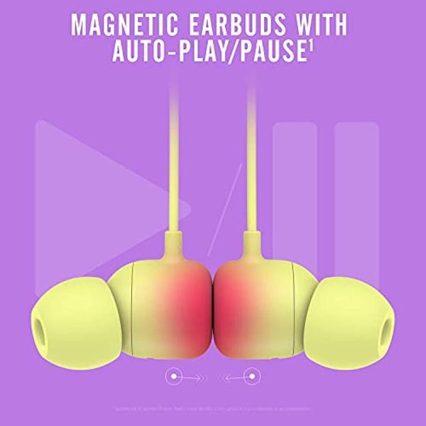 Auriculares inalámbricos portátiles Bluetooth Beats Flex con micrófono integrado - Amarillo Yuzu (Renovados)