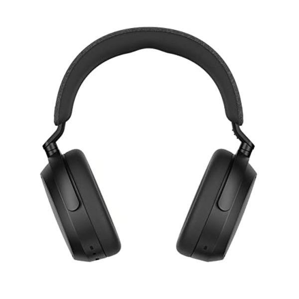 Auriculares inalámbricos SENNHEISER Momentum 4: auriculares Bluetooth para llamadas nítidas con cancelación de ruido adaptativa, 60 h de batería y sonido personalizable, color negr