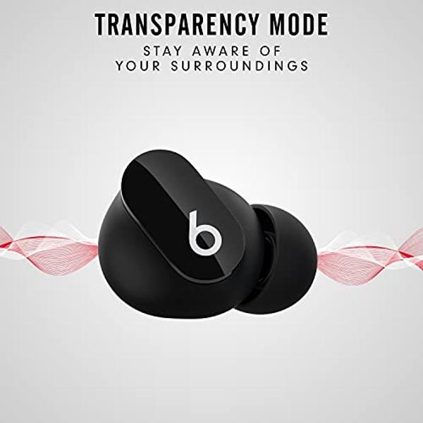Auriculares Beats Studio Buds totalmente inalámbricos con cancelación de ruido - Negros (Renovados)