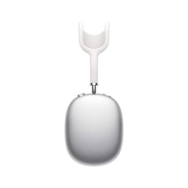 Audífonos inalámbricos supraaurales Apple AirPods Max con cancelación activa de ruido, modo transparencia, audio espacial personalizado, Dolby Atmos, Bluetooth para iPhone (plata)