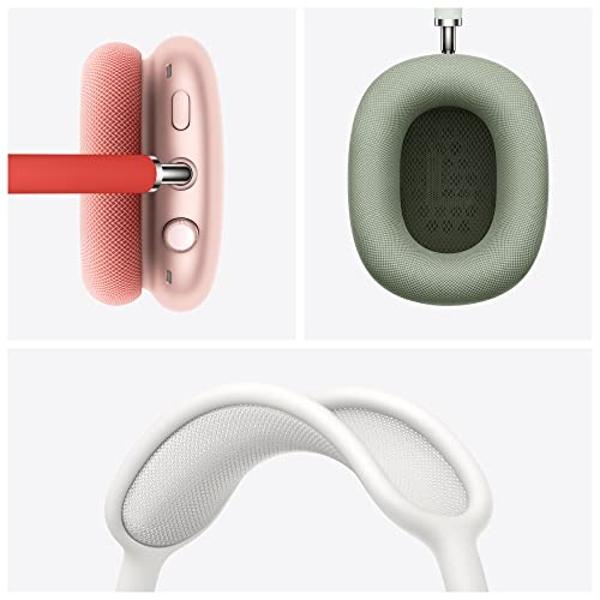 Auriculares inalámbricos supraaurales Apple AirPods Max con cancelación activa de ruido, modo transparencia, audio espacial personalizado, Dolby Atmos, Bluetooth para iPhone (verde