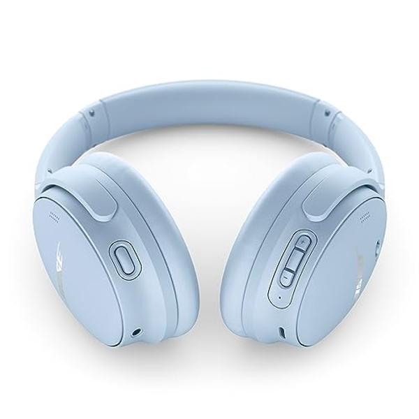 Audífonos inalámbricos Bose QuietComfort con cancelación de ruido, Bluetooth, supraaurales con hasta 24 horas de duración de batería, color azul piedra lunar - Edición limitada (re