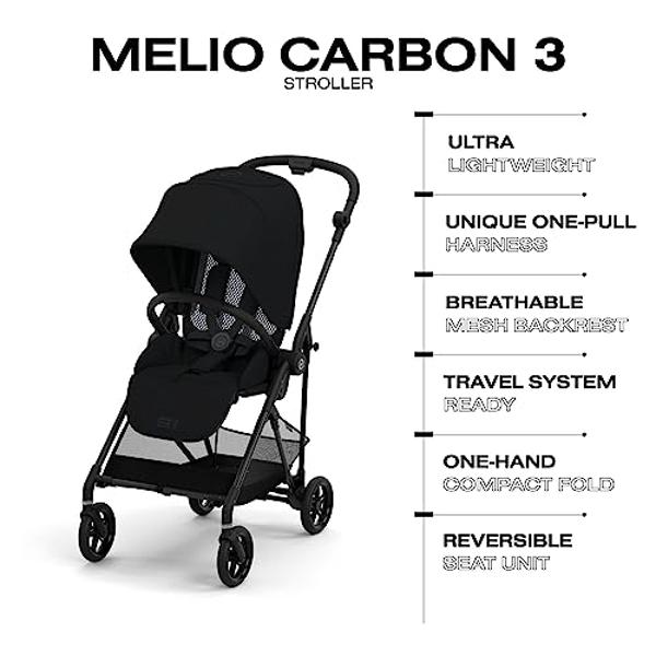 Cybex Melio Carbon 3 - Negro Luna