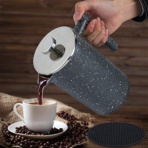 Cafetera monodosis Keurig K-Slim de cápsulas K-Cup, con botones de control y tecnología MultiStream, color azul crepúsculo.