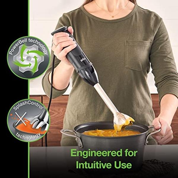 Batidora de mano Braun MQ5000 Multiquick Vario, MQ5000, negra