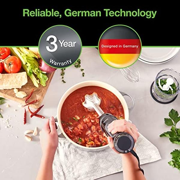 Batidora de mano Braun MQ5000 Multiquick Vario, MQ5000, negra