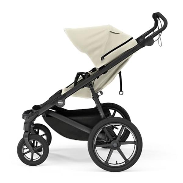 Cochecito todoterreno Thule Urban Glide de 4 ruedas para un solo niño, con suspensión total, neumáticos de aire, asiento vertical con reclinación ajustable y reposapiernas integrad