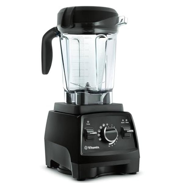 Licuadora Vitamix Professional Series 750, de calidad profesional, con recipiente de perfil bajo de 1,7 litros (64 oz), negra, autolimpiable - 1957
