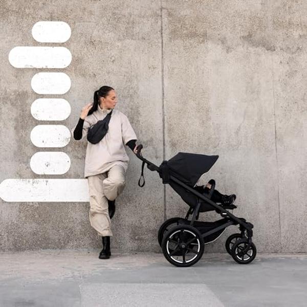 Cochecito todoterreno Thule Urban Glide de 4 ruedas para un solo niño, con suspensión total, neumáticos de aire, asiento vertical con reclinación ajustable y reposapiernas integrad