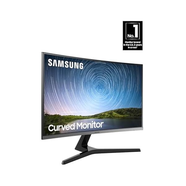 Monitor curvo Samsung CR50 FHD 1500R de 32", 75 Hz, 4 ms GTG, AMD Freesync, HDMI, VGA (LC32R500FHNXZA)